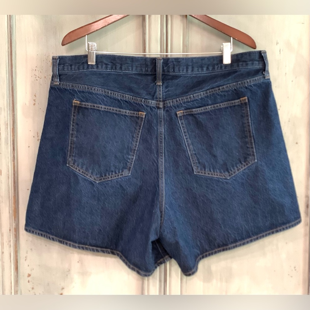 Abercrombie & Fitch Loose Short High Rise Denim Shorts *Sz 34 - Picture 2 of 6
